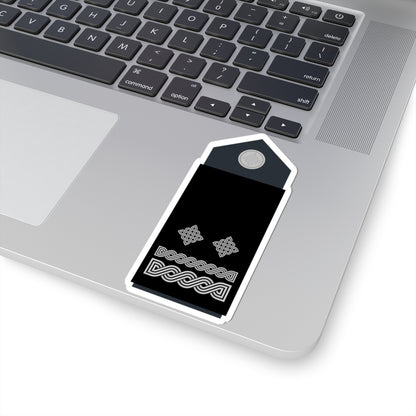 Naramenica službene odore pukovnika HRZ i PZO (Croatia) (Military Rank) STICKER Vinyl Kiss-Cut Decal