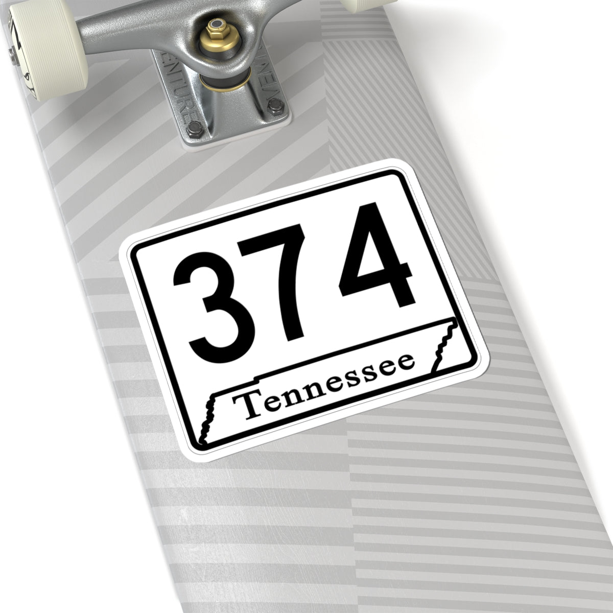 Tennessee 374 (Tennessee) (Road Sign) STICKER Vinyl Kiss-Cut Decal