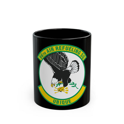 96th Air Refueling Squadron (U.S. Air Force) Black Coffee Mug-11oz-The Sticker Space