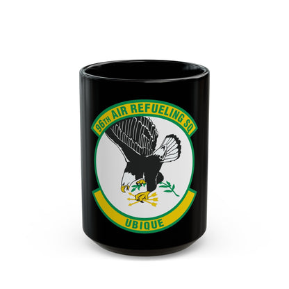 96th Air Refueling Squadron (U.S. Air Force) Black Coffee Mug-15oz-The Sticker Space