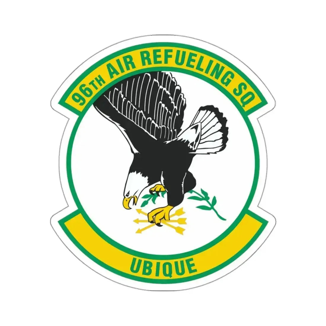 96th Air Refueling Squadron (U.S. Air Force) STICKER Vinyl Kiss-Cut Decal 3 Inch White - The Sticker Space