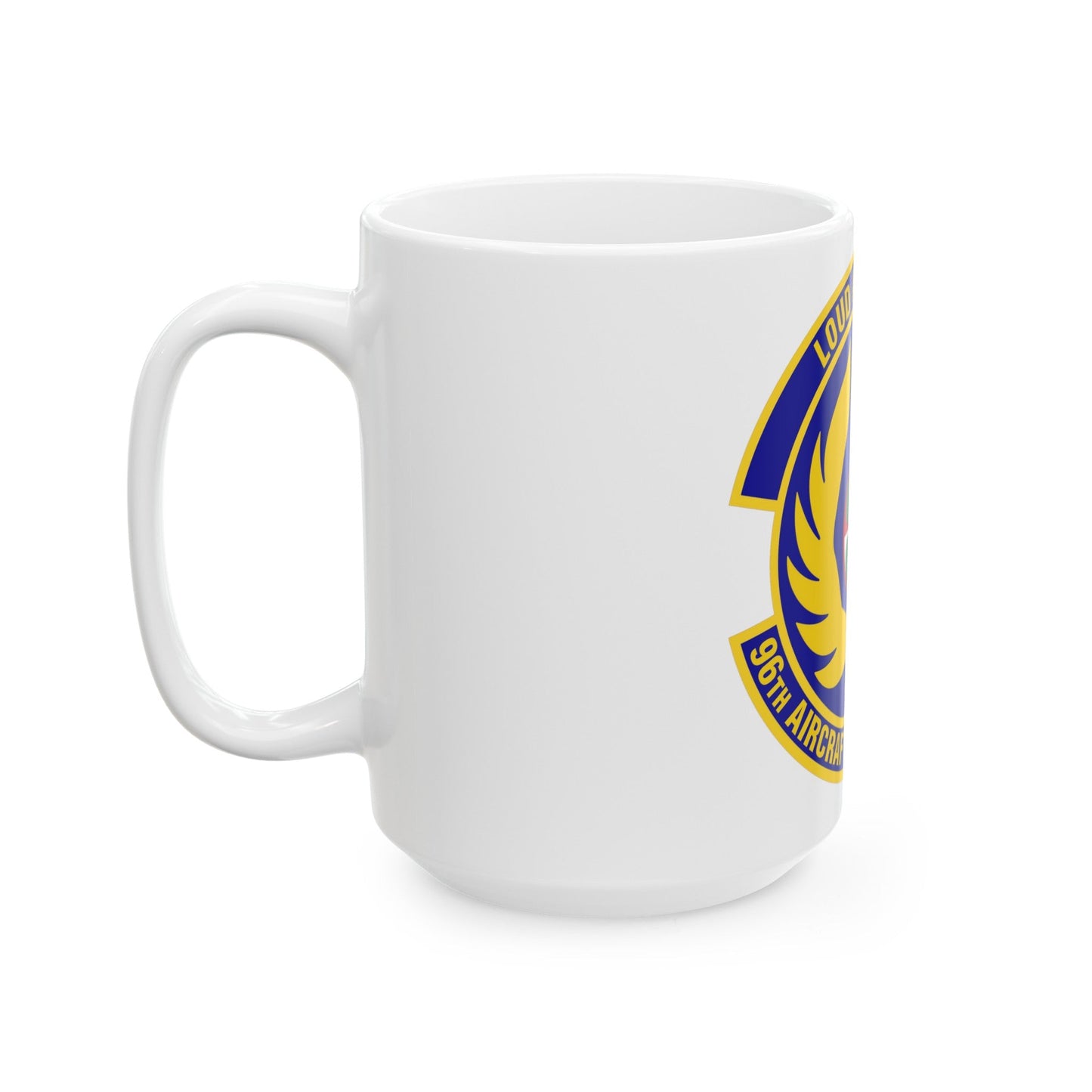 96th Aircraft Maintenance Squadron (U.S. Air Force) White Coffee Mug-The Sticker Space