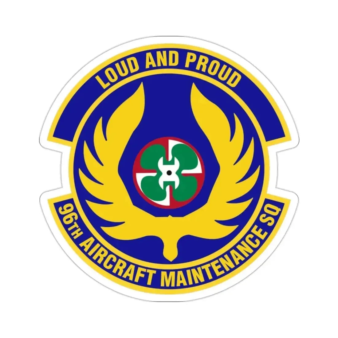 96th Aircraft Maintenance Squadron (U.S. Air Force) STICKER Vinyl Die-Cut Decal - The Sticker Space