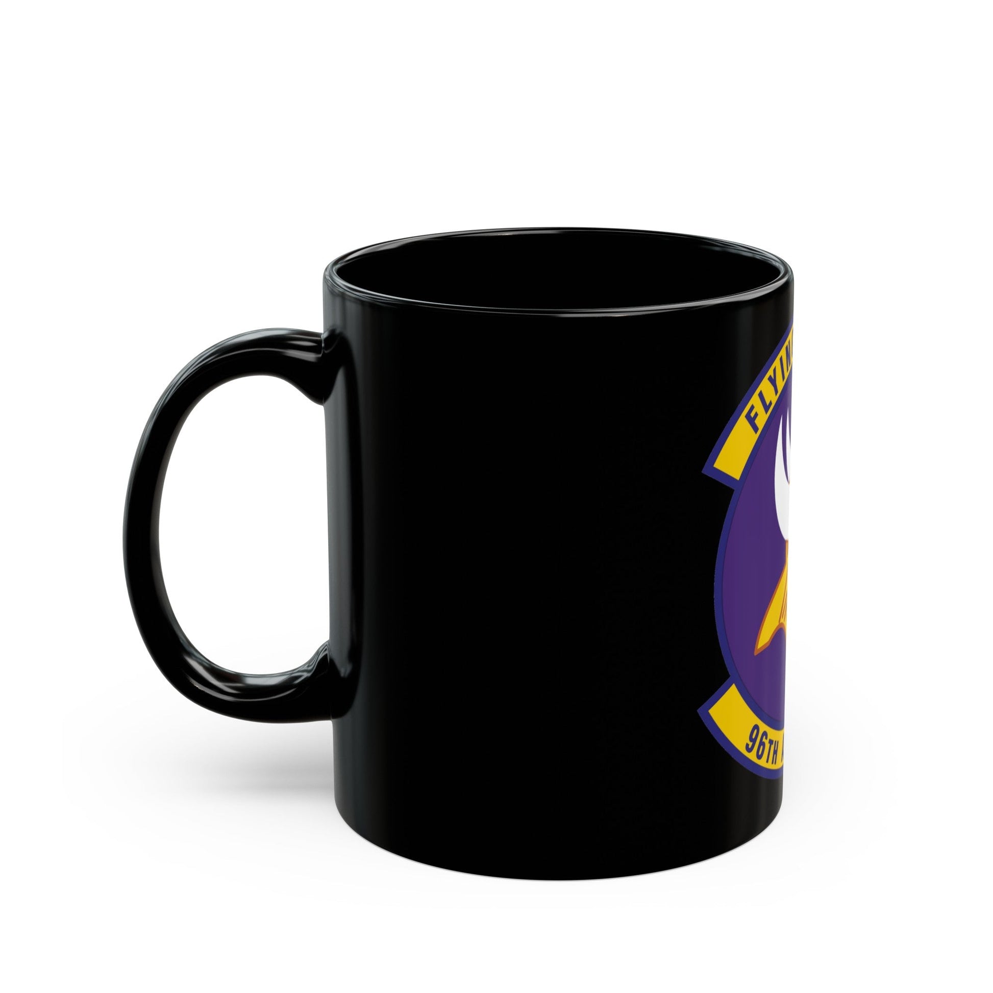 96th Airlift Squadron (U.S. Air Force) Black Coffee Mug-The Sticker Space