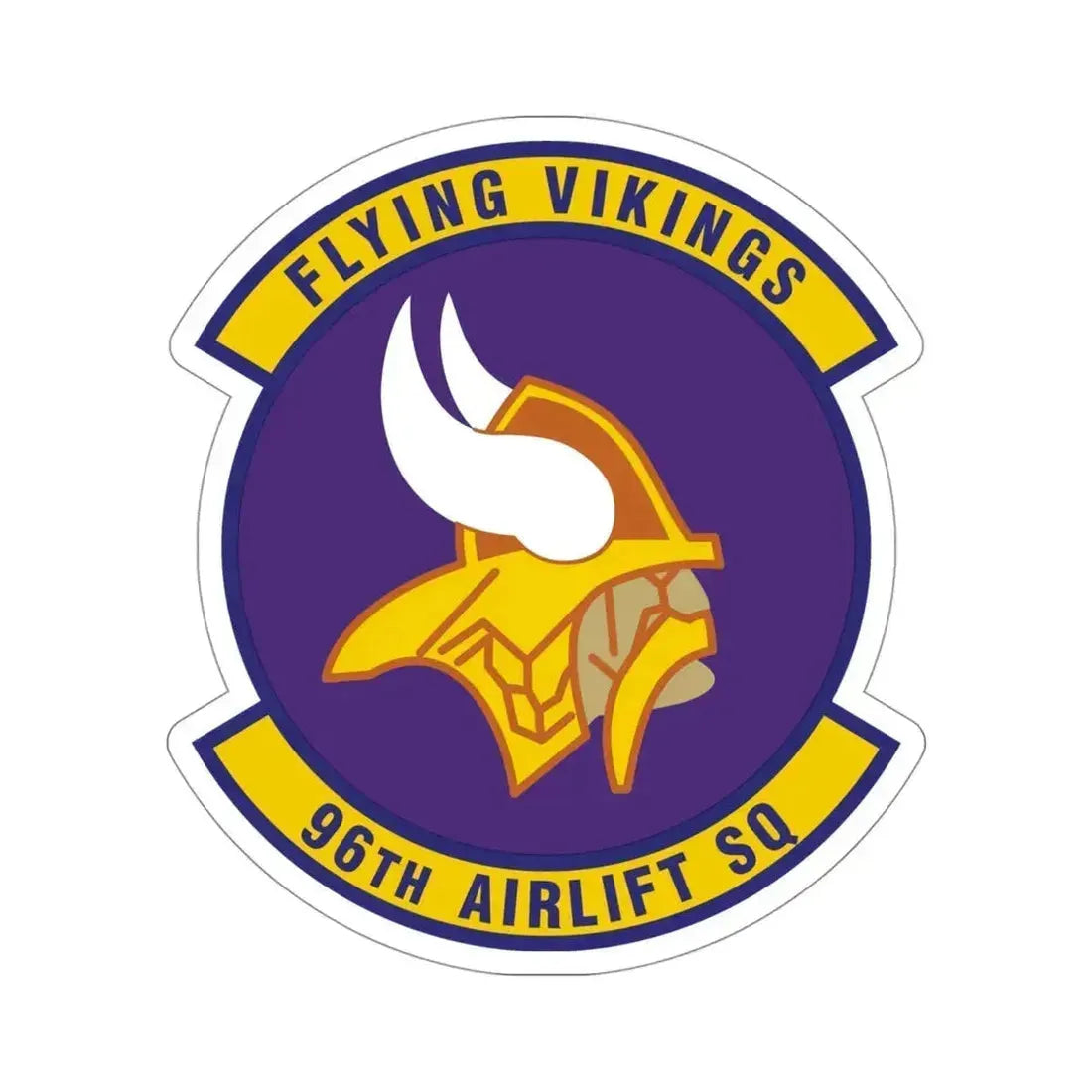 96th Airlift Squadron (U.S. Air Force) STICKER Vinyl Die-Cut Decal 4 Inch - The Sticker Space