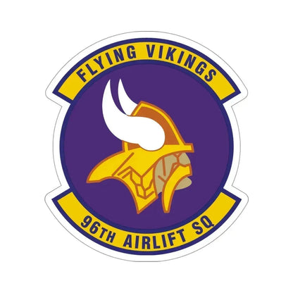 96th Airlift Squadron (U.S. Air Force) STICKER Vinyl Die-Cut Decal 4 Inch - The Sticker Space