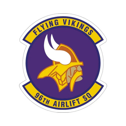 96th Airlift Squadron (U.S. Air Force) STICKER Vinyl Die-Cut Decal - The Sticker Space