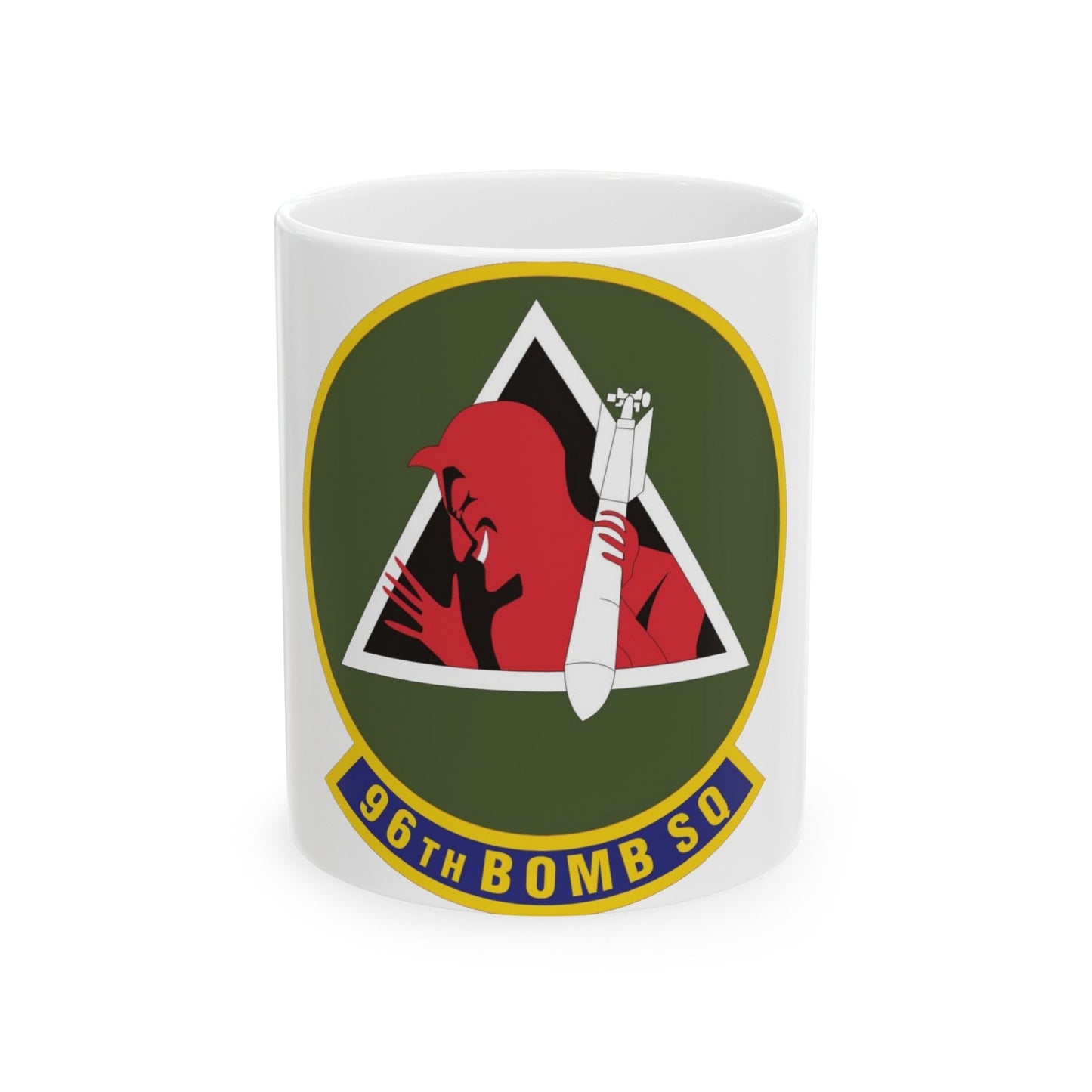 96th Bomb Squadron (U.S. Air Force) White Coffee Mug-11oz-The Sticker Space