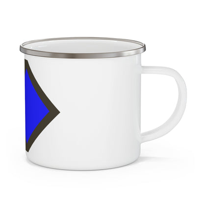 96th Infantry Division SSI (U.S. Army) 12oz Enamel Mug-12oz-The Sticker Space