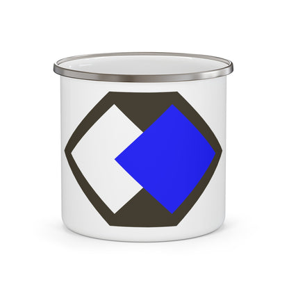 96th Infantry Division SSI (U.S. Army) 12oz Enamel Mug-12oz-The Sticker Space