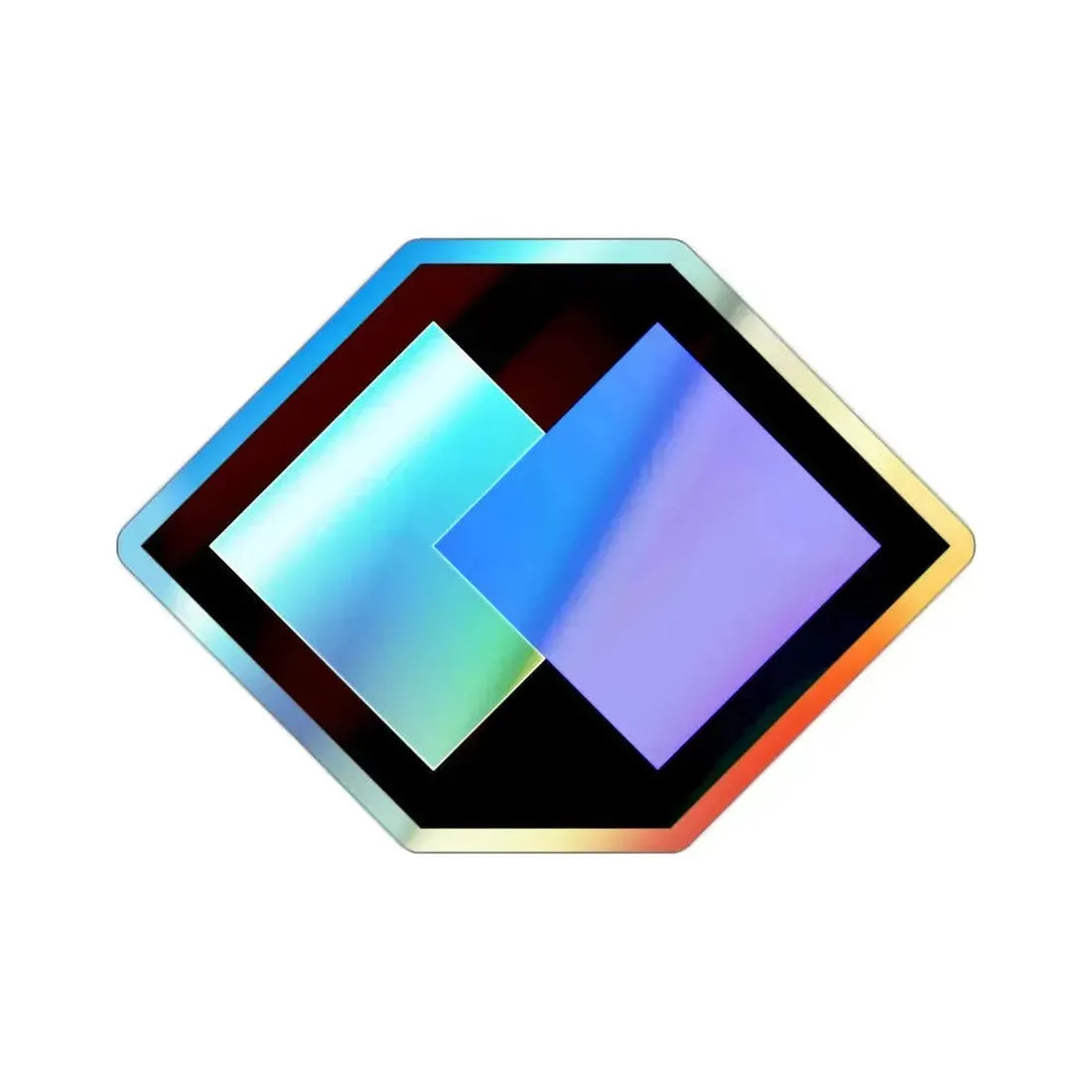 96th Infantry Division SSI (U.S. Army) Holographic STICKER Die-Cut Vinyl Decal 2 Inch Holographic - The Sticker Space