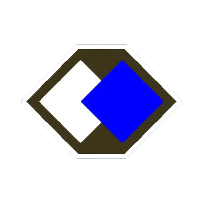 96th Infantry Division SSI (U.S. Army) STICKER Vinyl Kiss-Cut Decal - The Sticker Space