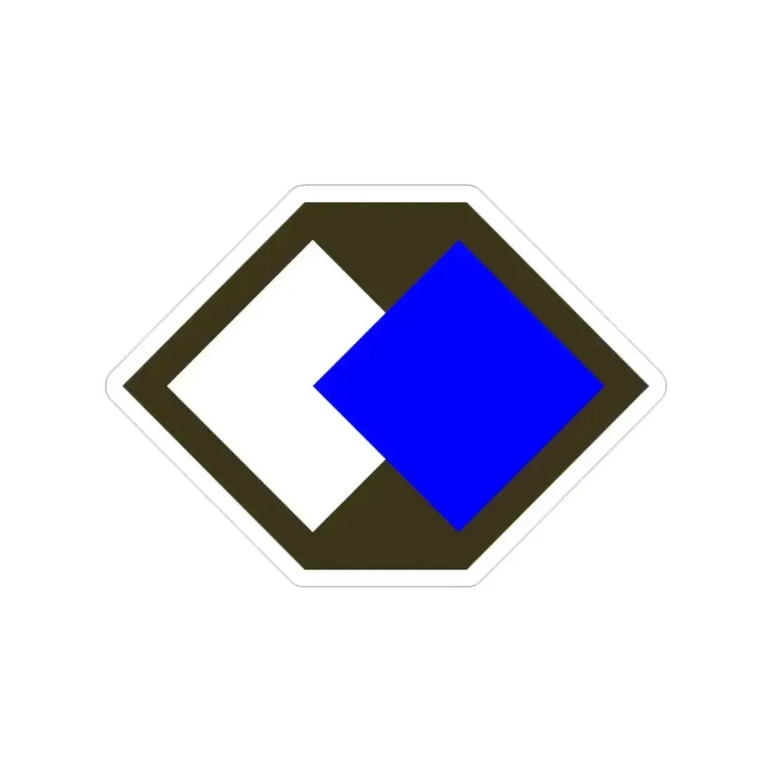 96th Infantry Division SSI (U.S. Army) Transparent STICKER Die-Cut Vinyl Decal 2 Inch - The Sticker Space