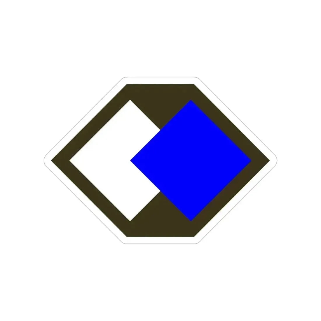 96th Infantry Division SSI (U.S. Army) Transparent STICKER Die-Cut Vinyl Decal 3 Inch - The Sticker Space