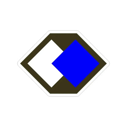 96th Infantry Division SSI (U.S. Army) Transparent STICKER Die-Cut Vinyl Decal 3 Inch - The Sticker Space