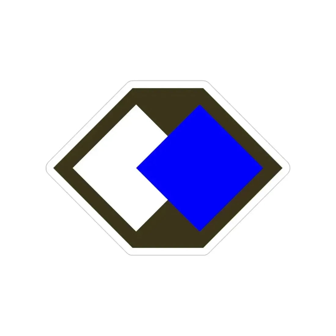 96th Infantry Division SSI (U.S. Army) Transparent STICKER Die-Cut Vinyl Decal 3 Inch - The Sticker Space