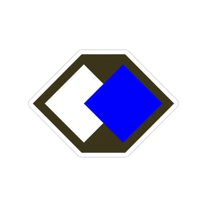 96th Infantry Division SSI (U.S. Army) Transparent STICKER Die-Cut Vinyl Decal 6 Inch - The Sticker Space