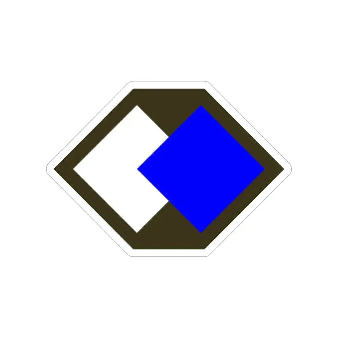 96th Infantry Division SSI (U.S. Army) Transparent STICKER Die-Cut Vinyl Decal - The Sticker Space
