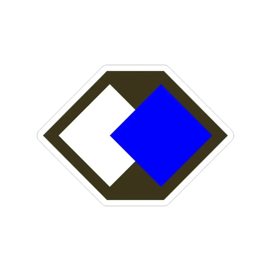 96th Infantry Division SSI (U.S. Army) Transparent STICKER Die-Cut Vinyl Decal - The Sticker Space