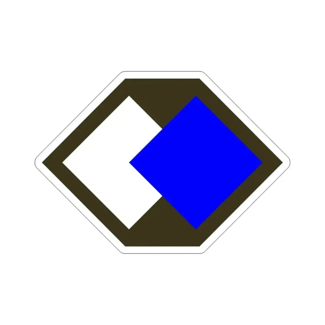 96th Infantry Division (U.S. Army) STICKER Vinyl Die-Cut Decal 3 Inch - The Sticker Space