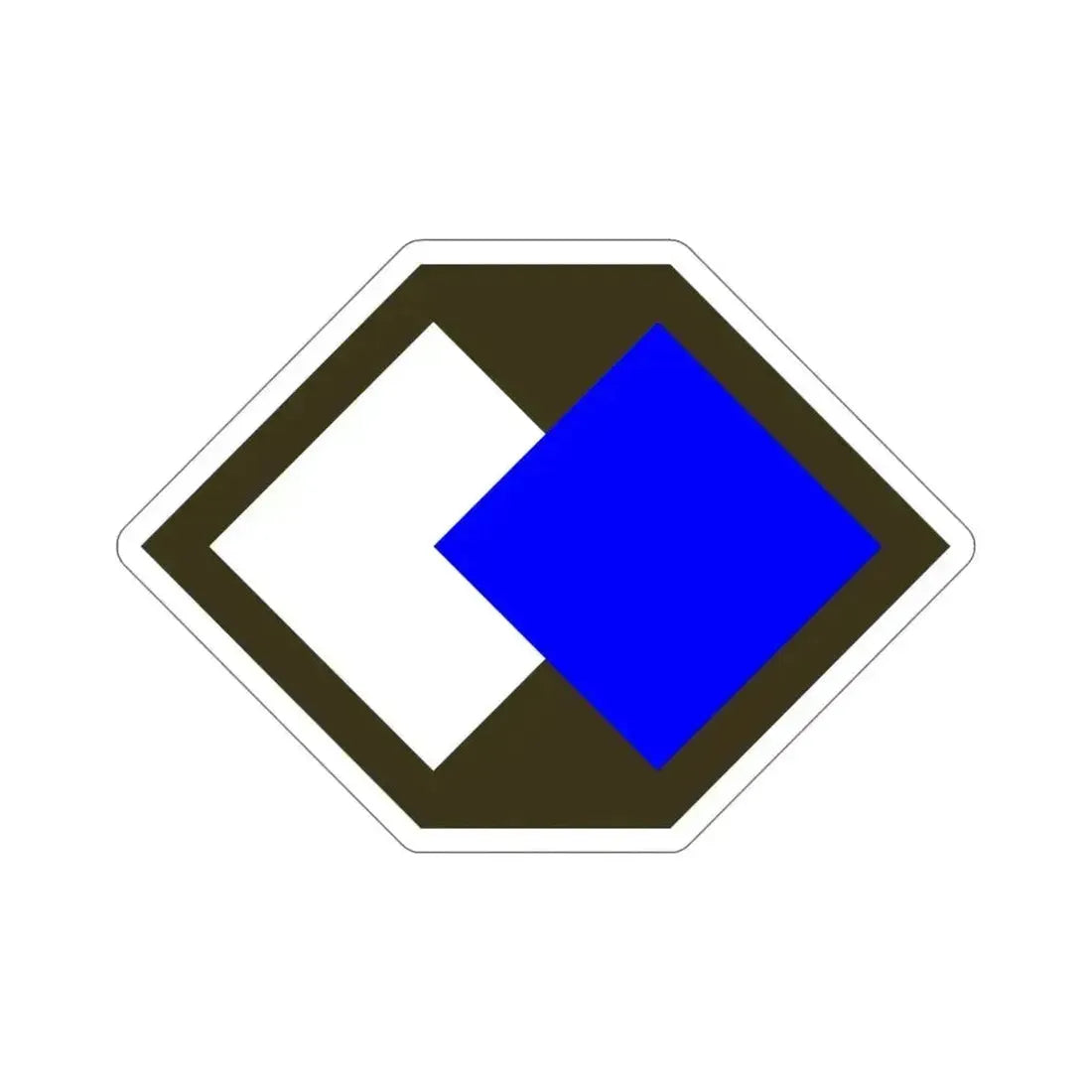 96th Infantry Division (U.S. Army) STICKER Vinyl Die-Cut Decal 4 Inch - The Sticker Space