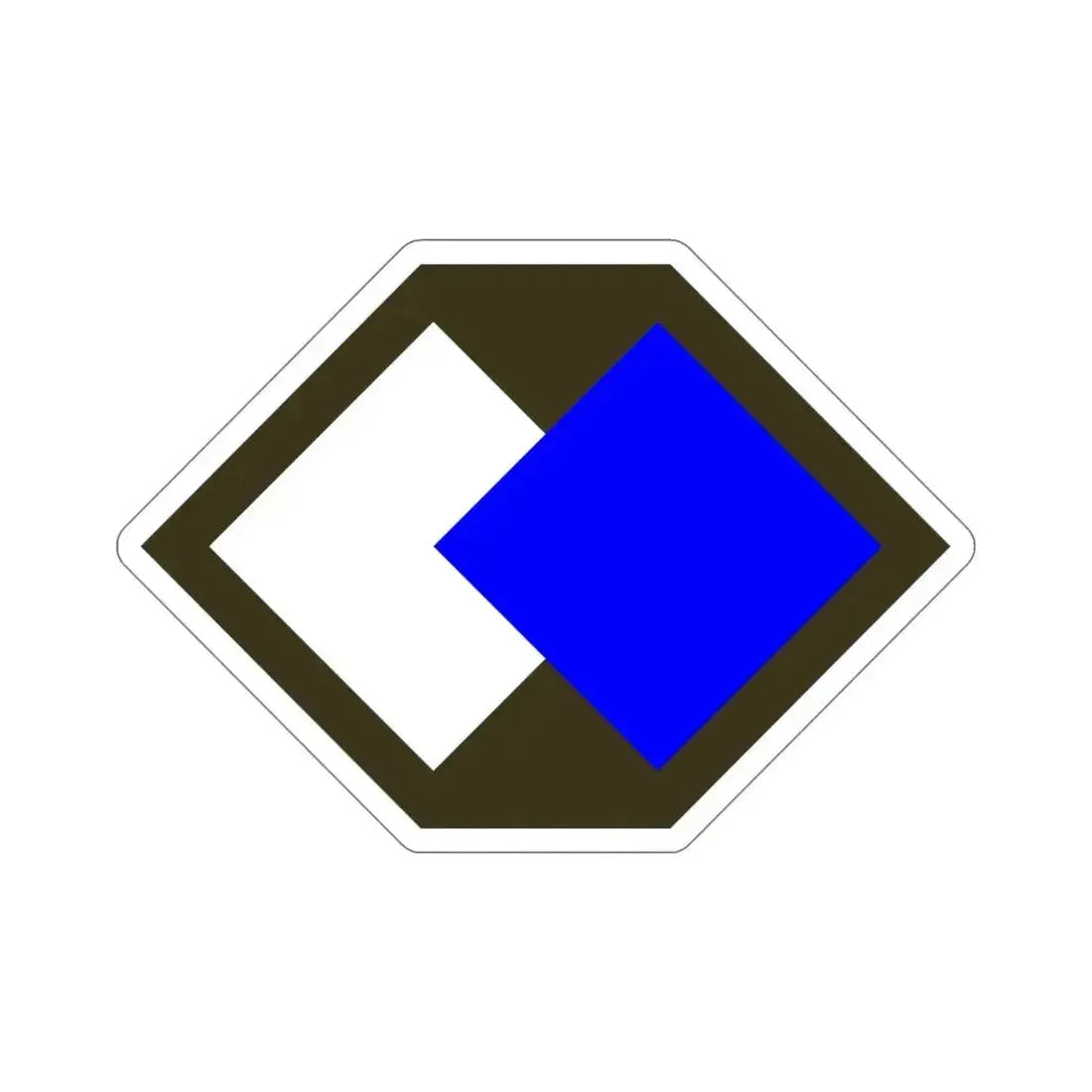 96th Infantry Division (U.S. Army) STICKER Vinyl Die-Cut Decal 4 Inch - The Sticker Space