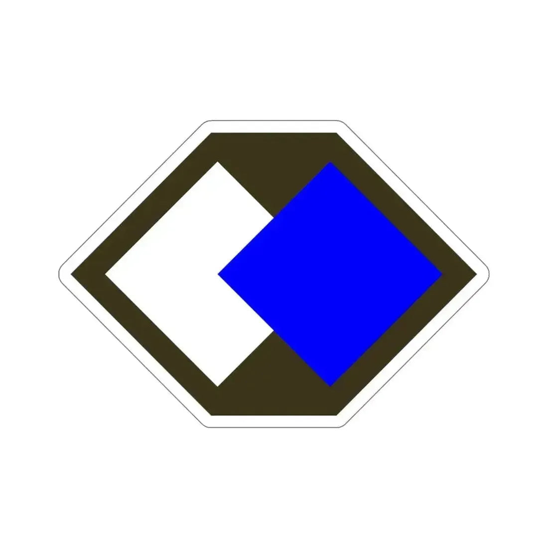 96th Infantry Division (U.S. Army) STICKER Vinyl Die-Cut Decal 5 Inch - The Sticker Space