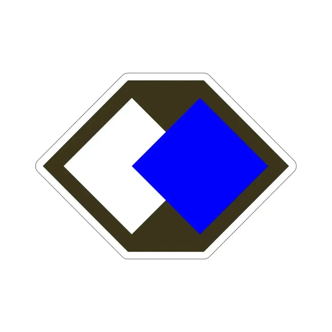 96th Infantry Division (U.S. Army) STICKER Vinyl Die-Cut Decal 5 Inch - The Sticker Space