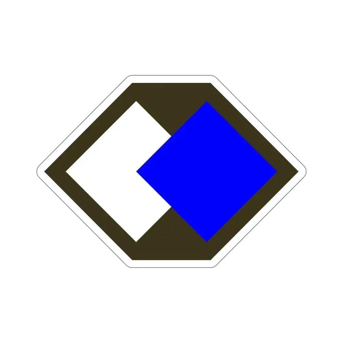 96th Infantry Division (U.S. Army) STICKER Vinyl Die-Cut Decal 6 Inch - The Sticker Space