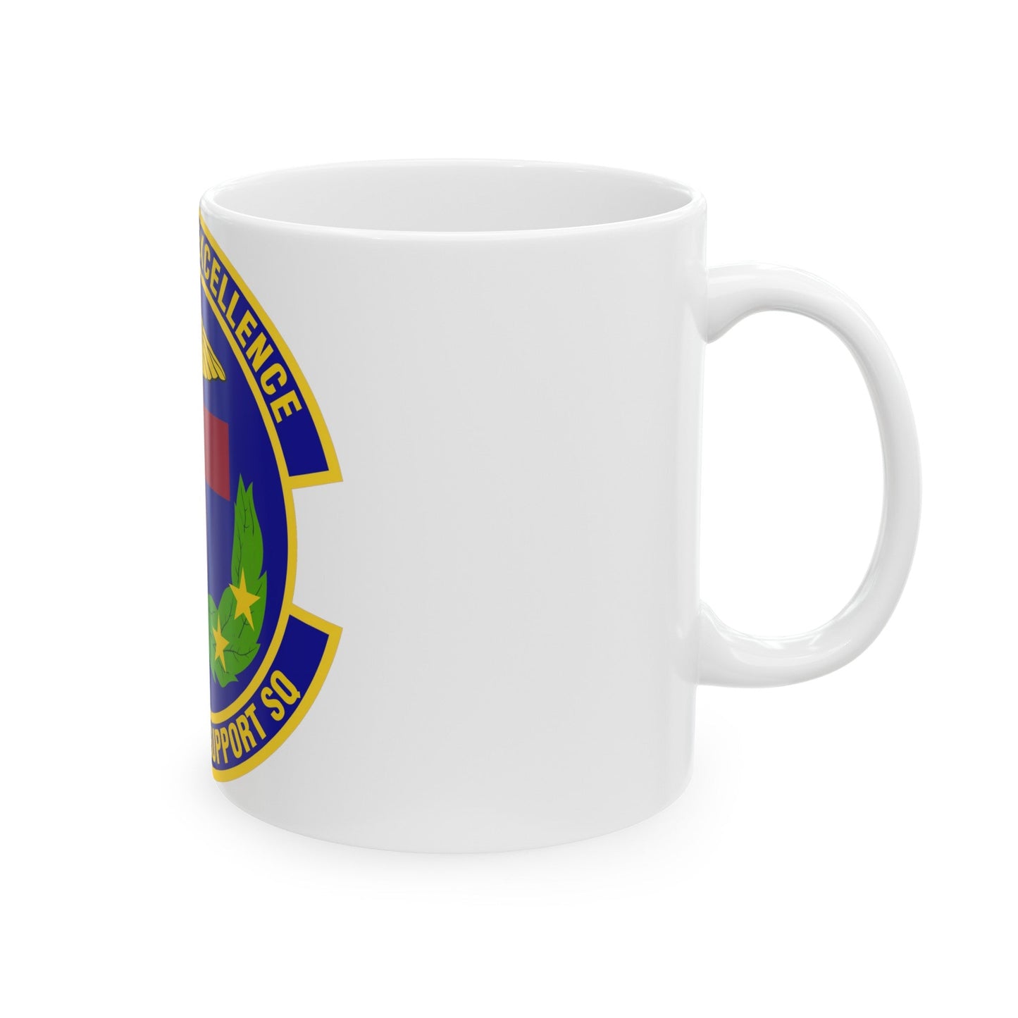 96th Medical Support Squadron (U.S. Air Force) White Coffee Mug-The Sticker Space