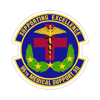 96th Medical Support Squadron (U.S. Air Force) STICKER Vinyl Kiss-Cut Decal 2 Inch White - The Sticker Space