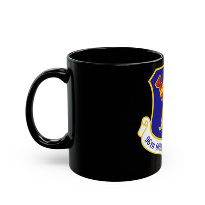 96th Operations Group (U.S. Air Force) Black Coffee Mug-The Sticker Space