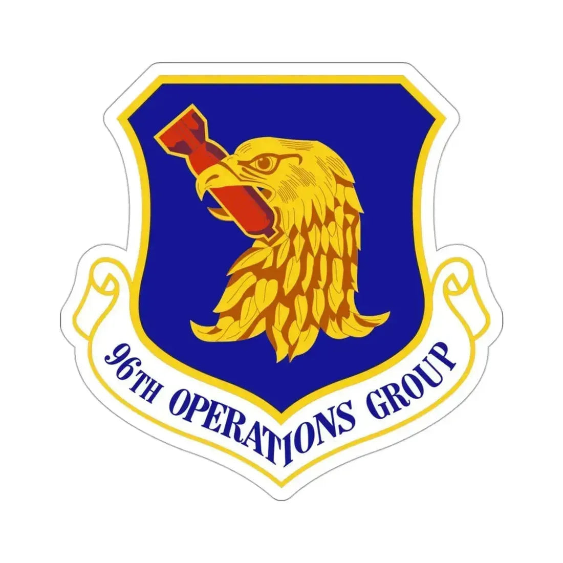 96th Operations Group (U.S. Air Force) STICKER Vinyl Die-Cut Decal 3 Inch - The Sticker Space