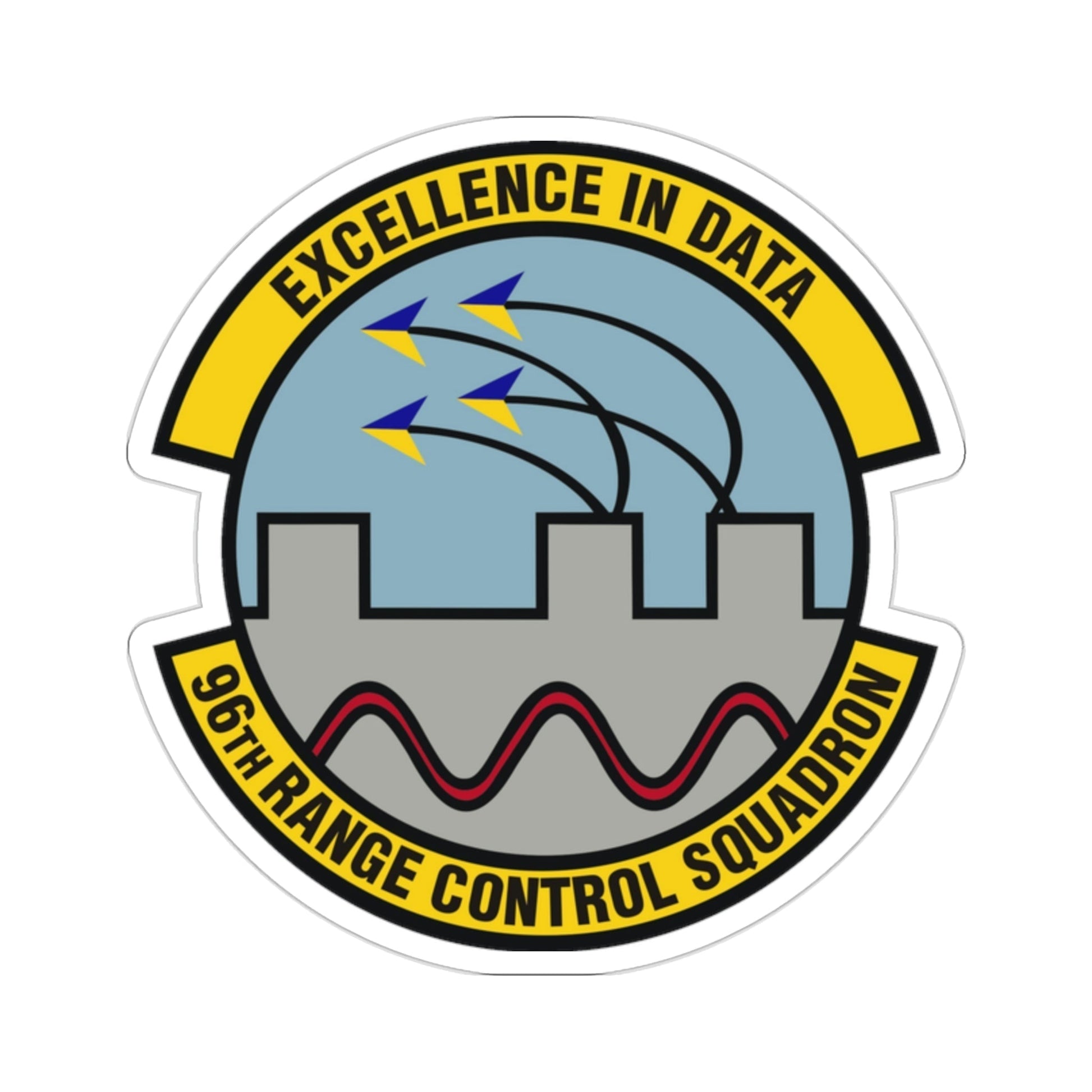 96th Range Control Squadron (U.S. Air Force) STICKER Vinyl Die-Cut Decal-2 Inch-The Sticker Space