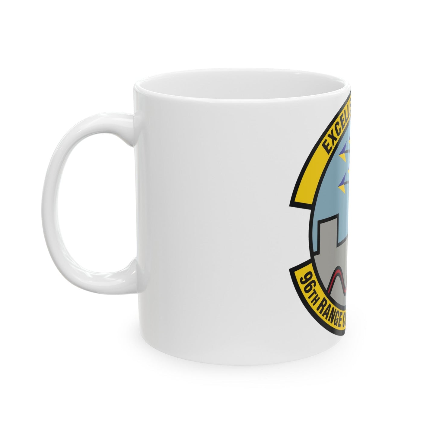 96th Range Control Squadron (U.S. Air Force) White Coffee Mug-The Sticker Space