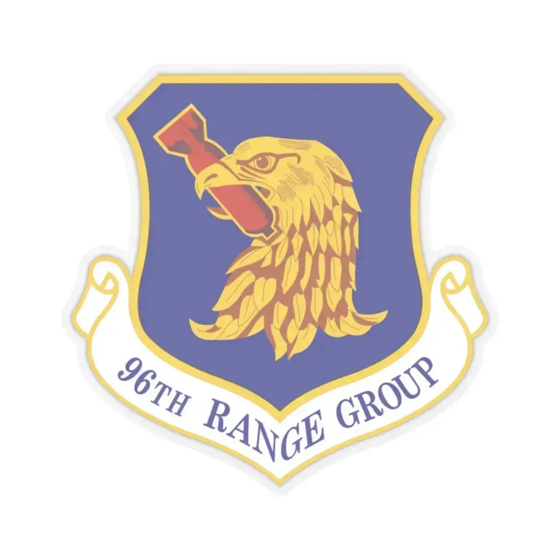 96th Range Group (U.S. Air Force) STICKER Vinyl Kiss-Cut Decal 2 Inch Transparent - The Sticker Space
