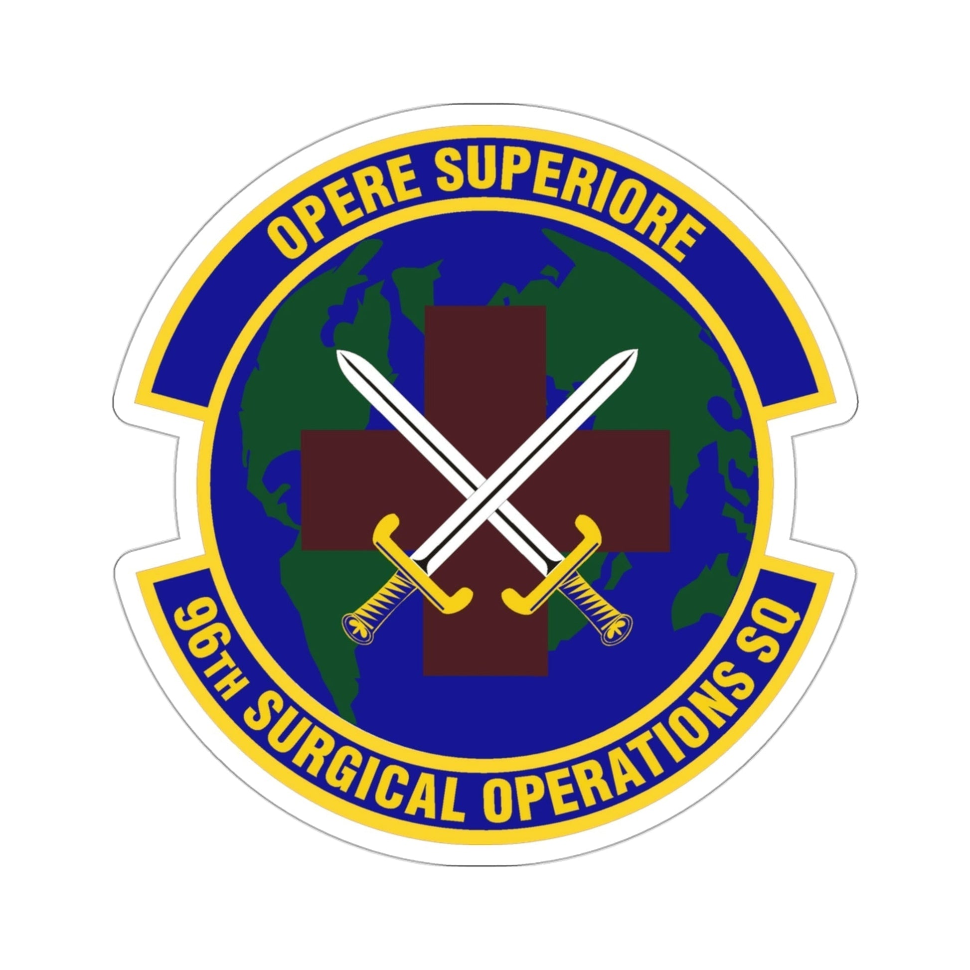 96th Surgical Operations Squadron (U.S. Air Force) STICKER Vinyl Die-Cut Decal-3 Inch-The Sticker Space