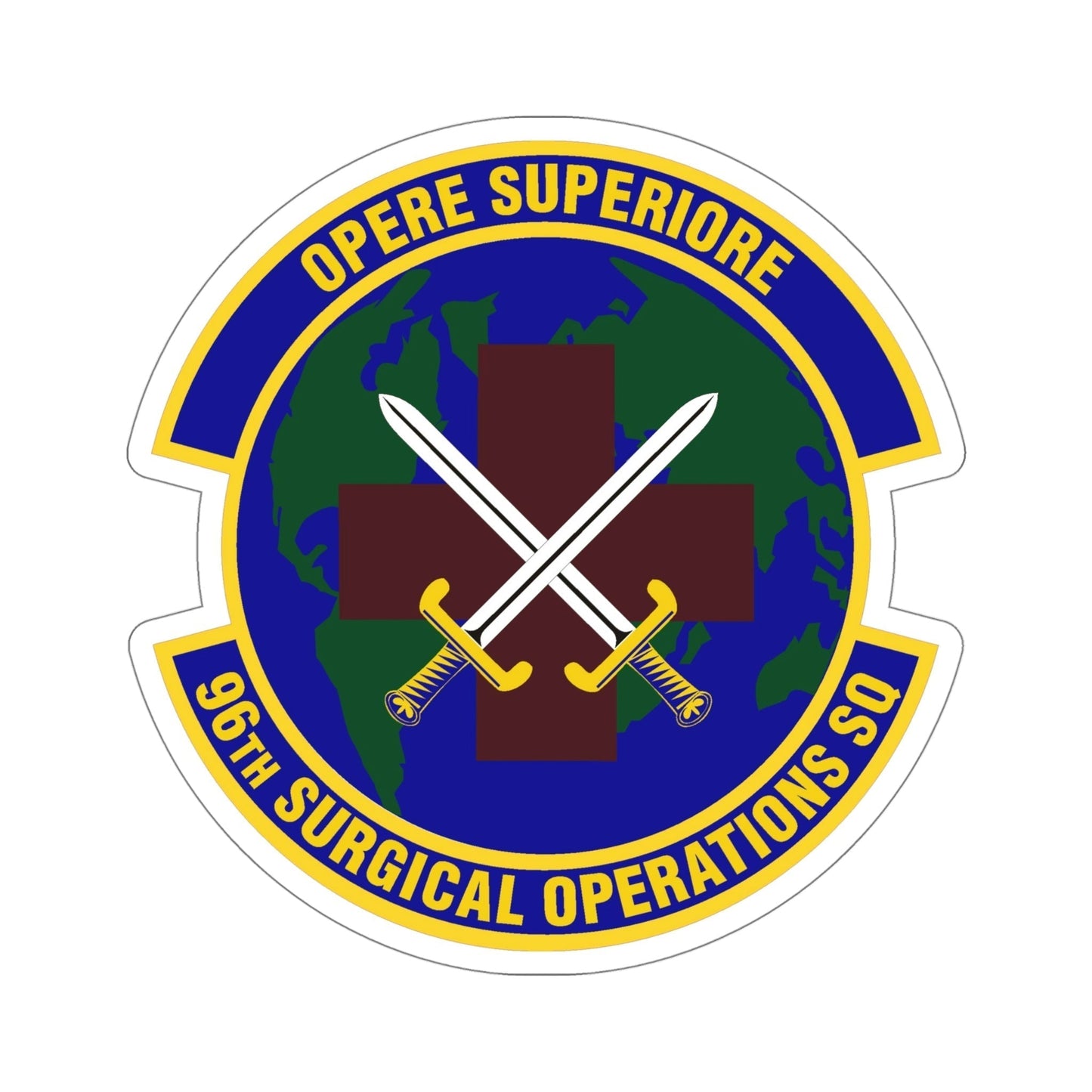 96th Surgical Operations Squadron (U.S. Air Force) STICKER Vinyl Die-Cut Decal-5 Inch-The Sticker Space
