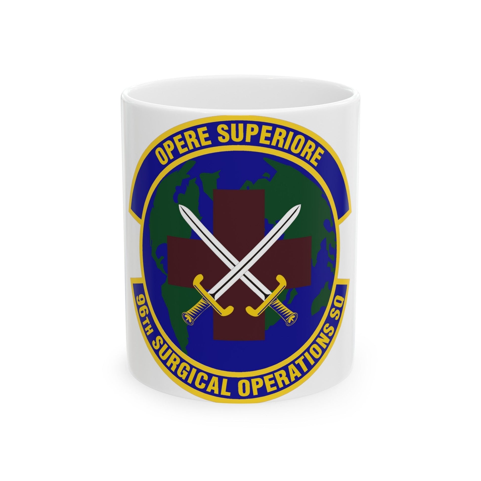 96th Surgical Operations Squadron (U.S. Air Force) White Coffee Mug-11oz-The Sticker Space