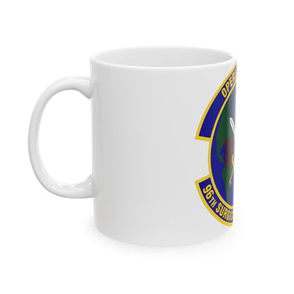 96th Surgical Operations Squadron (U.S. Air Force) White Coffee Mug-The Sticker Space