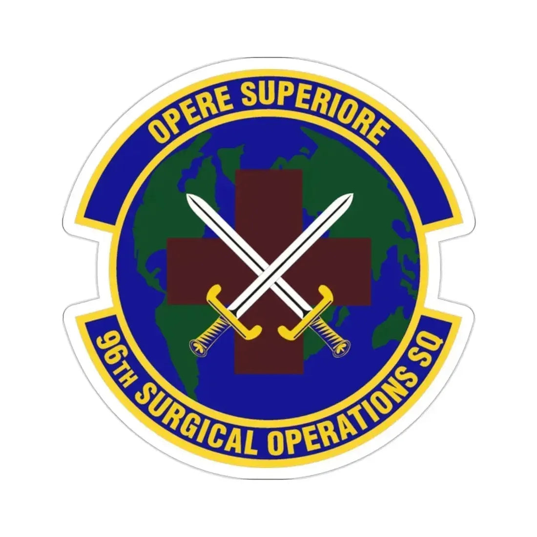 96th Surgical Operations Squadron (U.S. Air Force) STICKER Vinyl Die-Cut Decal 2 Inch - The Sticker Space