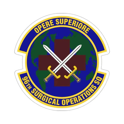 96th Surgical Operations Squadron (U.S. Air Force) STICKER Vinyl Die-Cut Decal 3 Inch - The Sticker Space