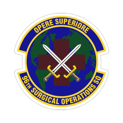 96th Surgical Operations Squadron (U.S. Air Force) STICKER Vinyl Die-Cut Decal - The Sticker Space