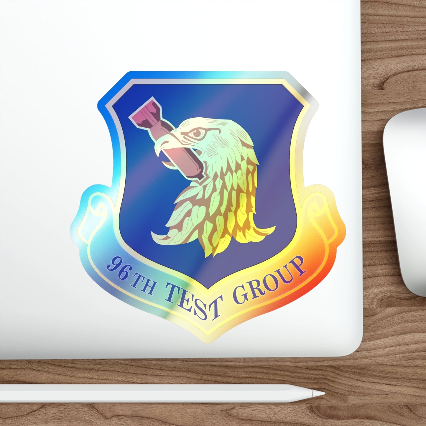 96th Test Group (U.S. Air Force) Holographic STICKER Die-Cut Vinyl Decal-The Sticker Space