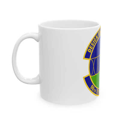 96th Test Support Squadron (U.S. Air Force) White Coffee Mug-The Sticker Space