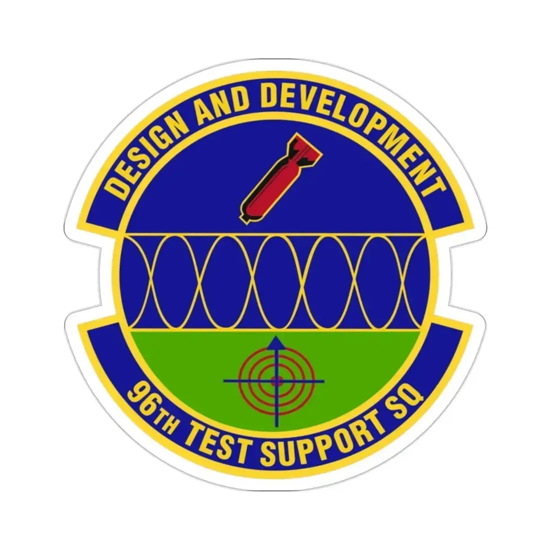 96th Test Support Squadron (U.S. Air Force) STICKER Vinyl Die-Cut Decal 2 Inch - The Sticker Space