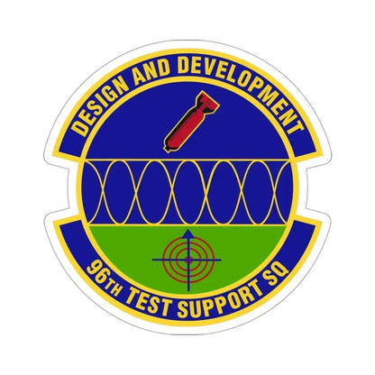 96th Test Support Squadron (U.S. Air Force) STICKER Vinyl Die-Cut Decal 3 Inch - The Sticker Space
