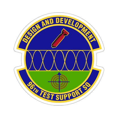 96th Test Support Squadron (U.S. Air Force) STICKER Vinyl Die-Cut Decal 4 Inch - The Sticker Space