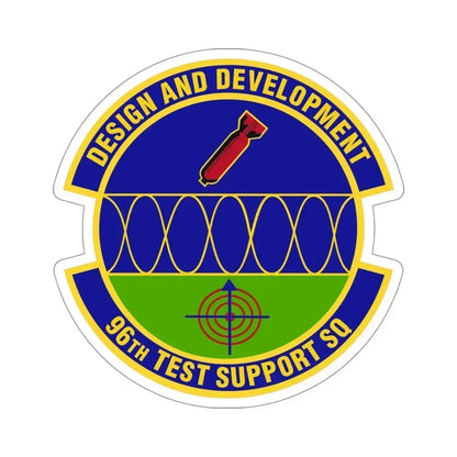 96th Test Support Squadron (U.S. Air Force) STICKER Vinyl Die-Cut Decal 5 Inch - The Sticker Space