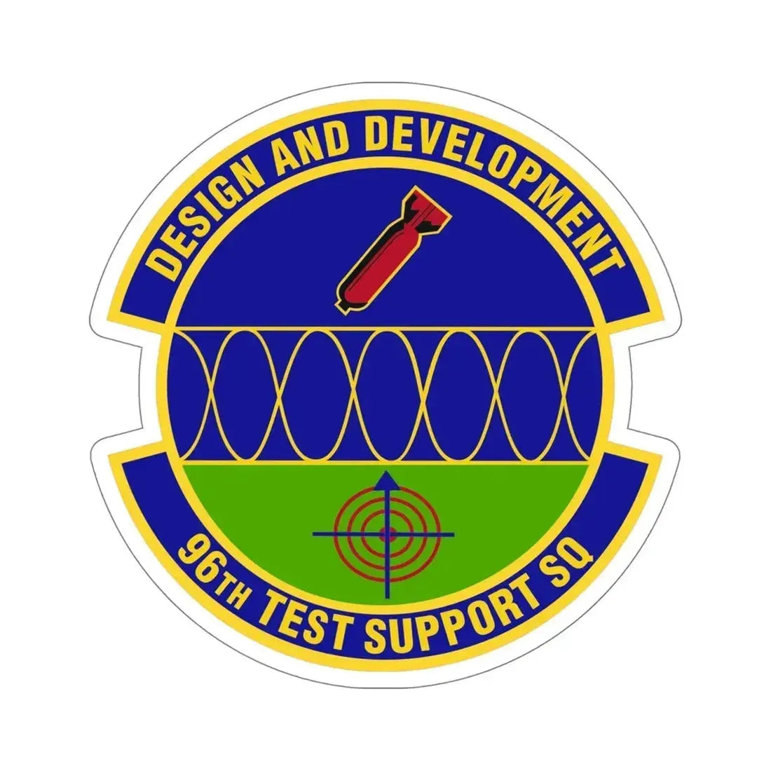 96th Test Support Squadron (U.S. Air Force) STICKER Vinyl Die-Cut Decal - The Sticker Space
